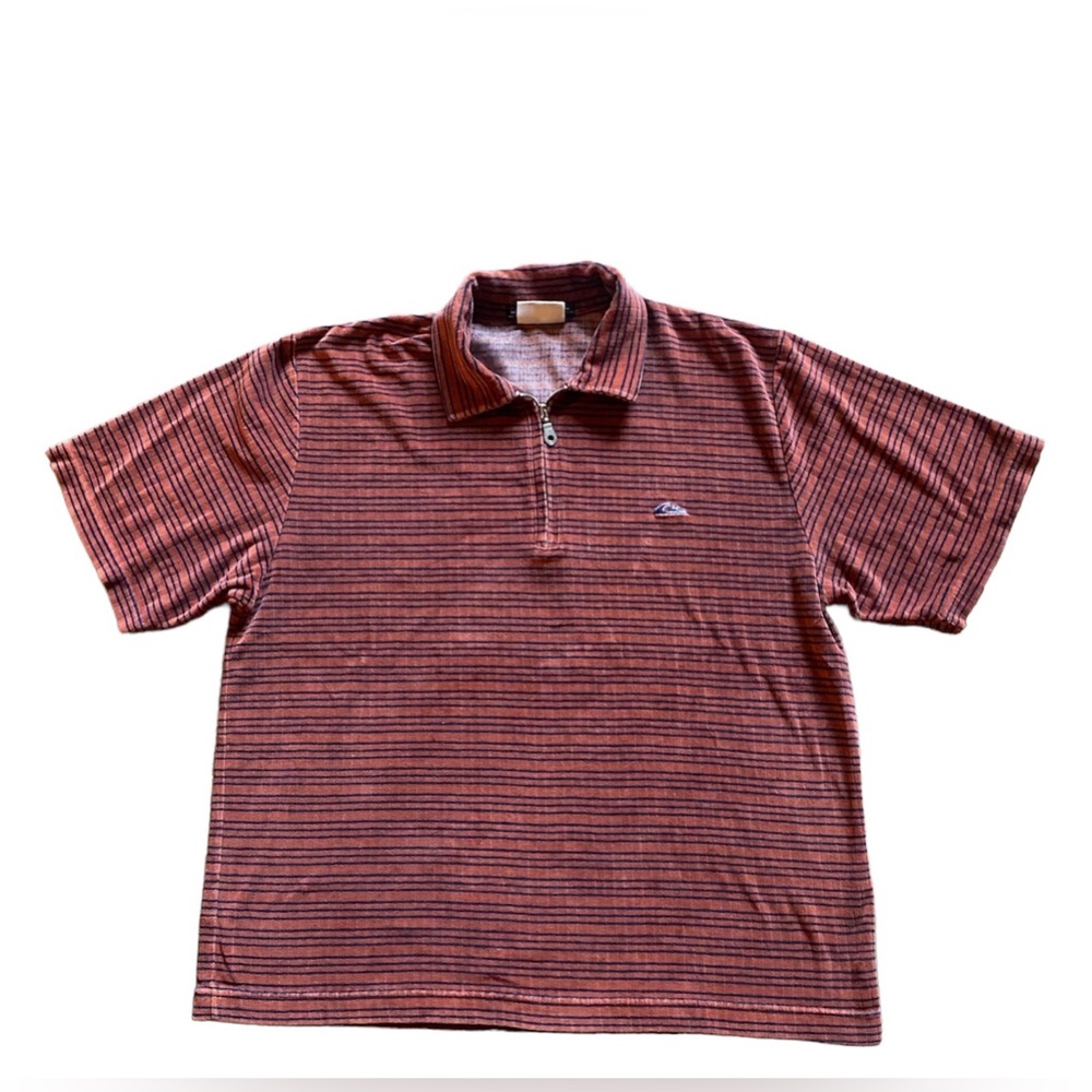 Vintage 1980’s Striped Quicksilver Quarter Zip Shirt